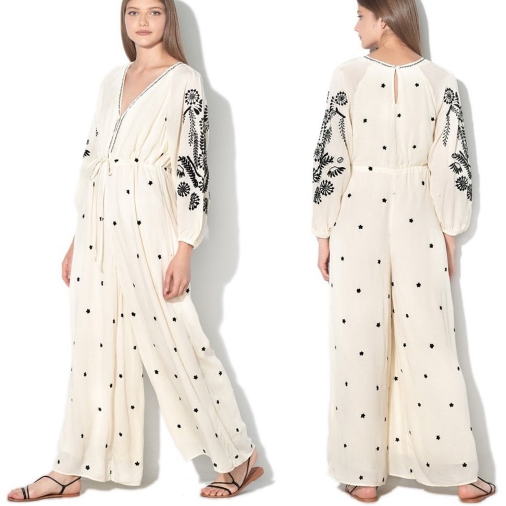 Free People wide leg jumpsuit